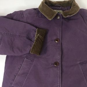 L.L. Bean Women's Purple Heavy Jacket